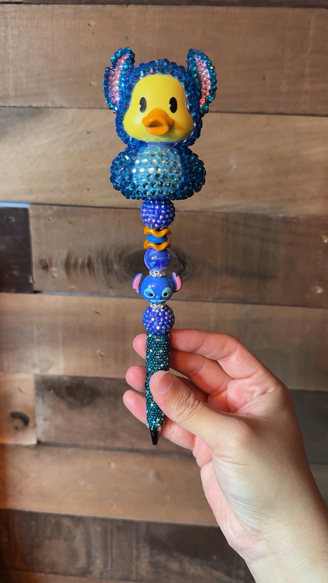 Rhinestone Stitch Beaded pen