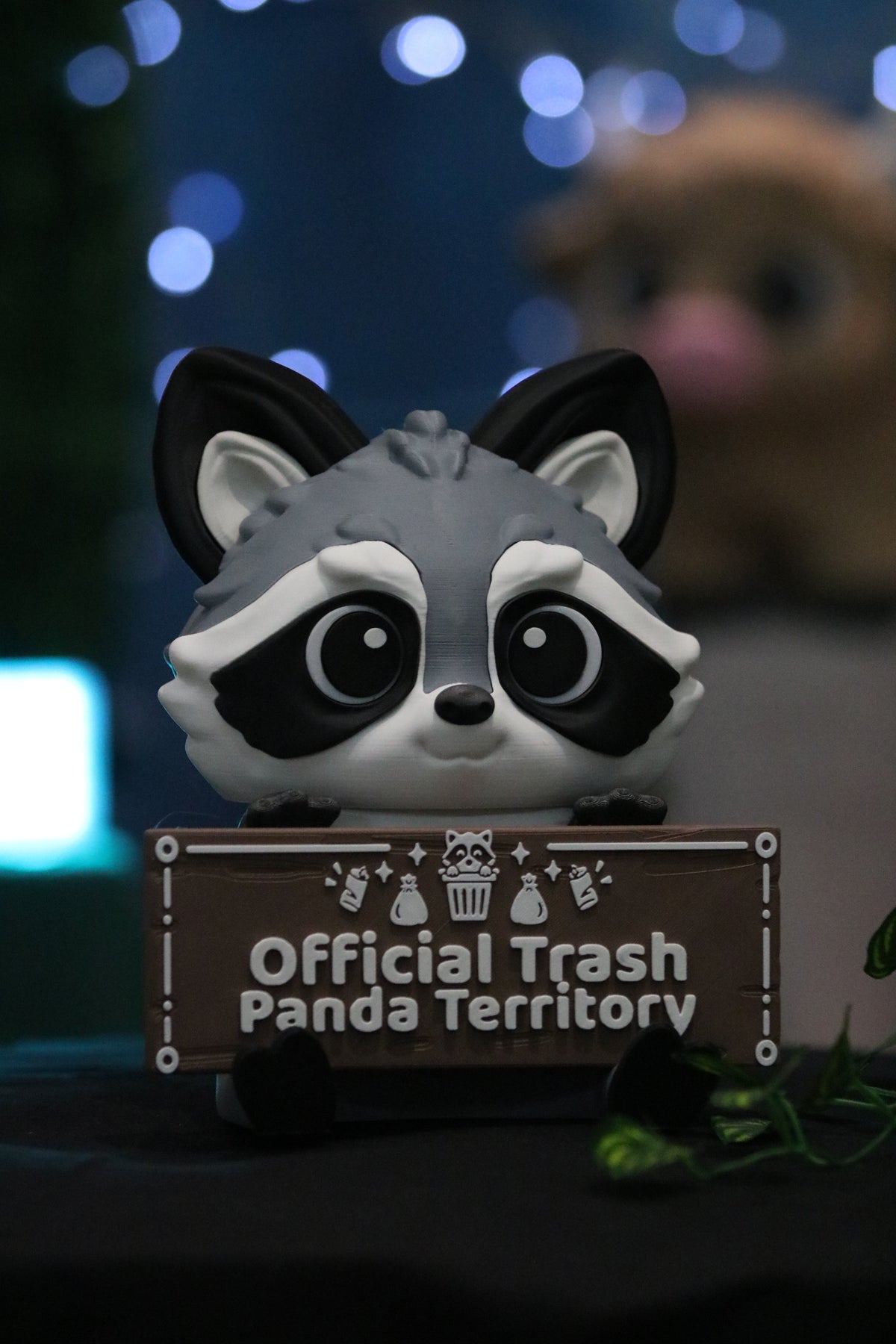 Raccoon Porch Buddy | 3D Printed Decorative Raccoon
