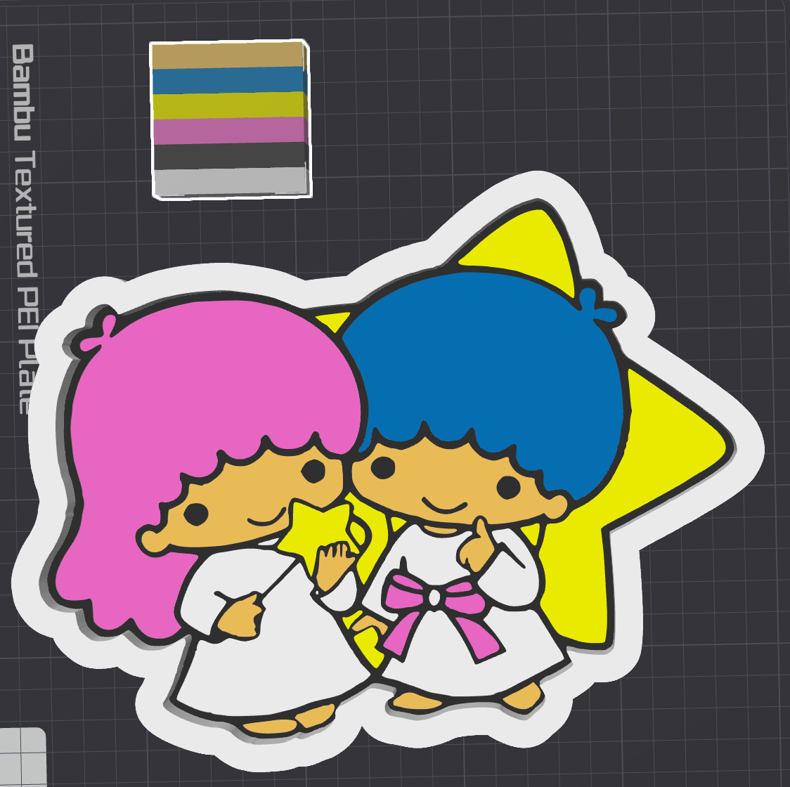 Star Twins Bead Tray