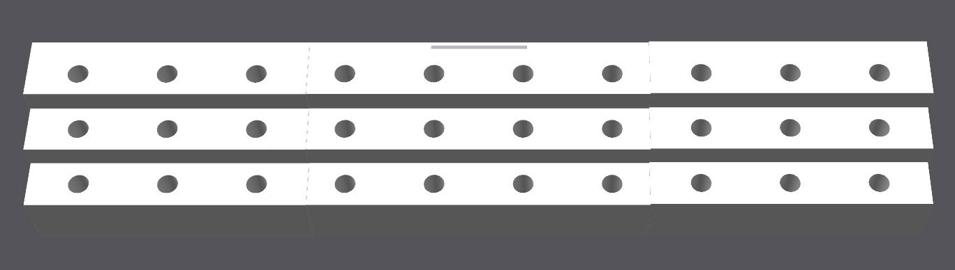 30 Rhinestone Pen Stand (2 Inch apart)