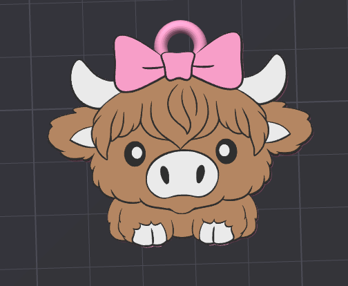 🐮🎀 Highland Bow Tab Opener