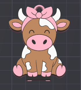 Brown Cow Tab Opener | 3D Printed Farm Animal Can Opener | Cow Lover Gift