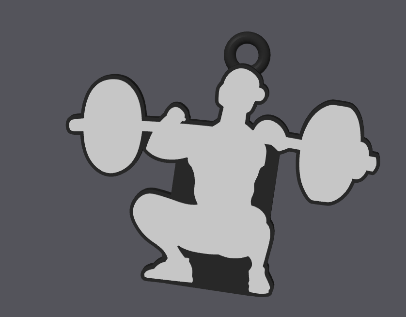 Man Weights Tab Opener | 3D Printed Weightlifting Can Opener | Gym Bro Gift