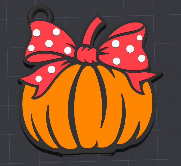 Pumpkin Ribbon Tab Opener