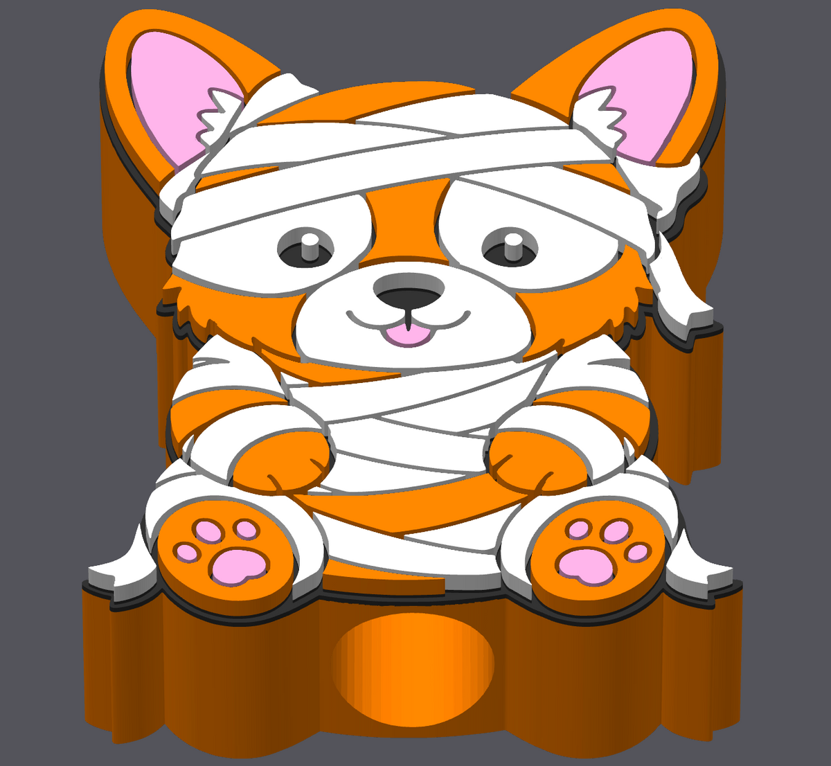 ππΆ Corgi Mummy Straw Topper π»π§‘