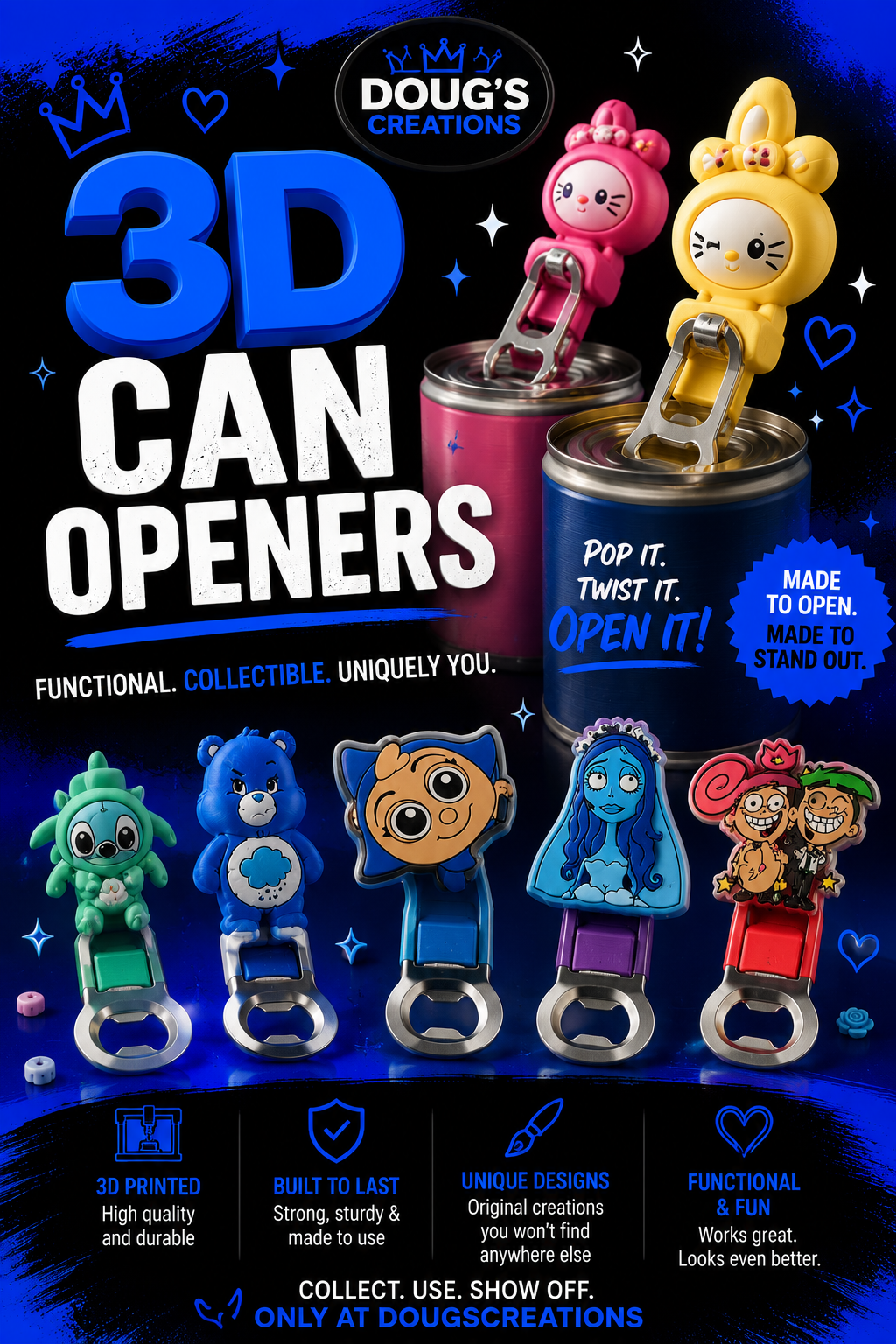 3D Can Openers