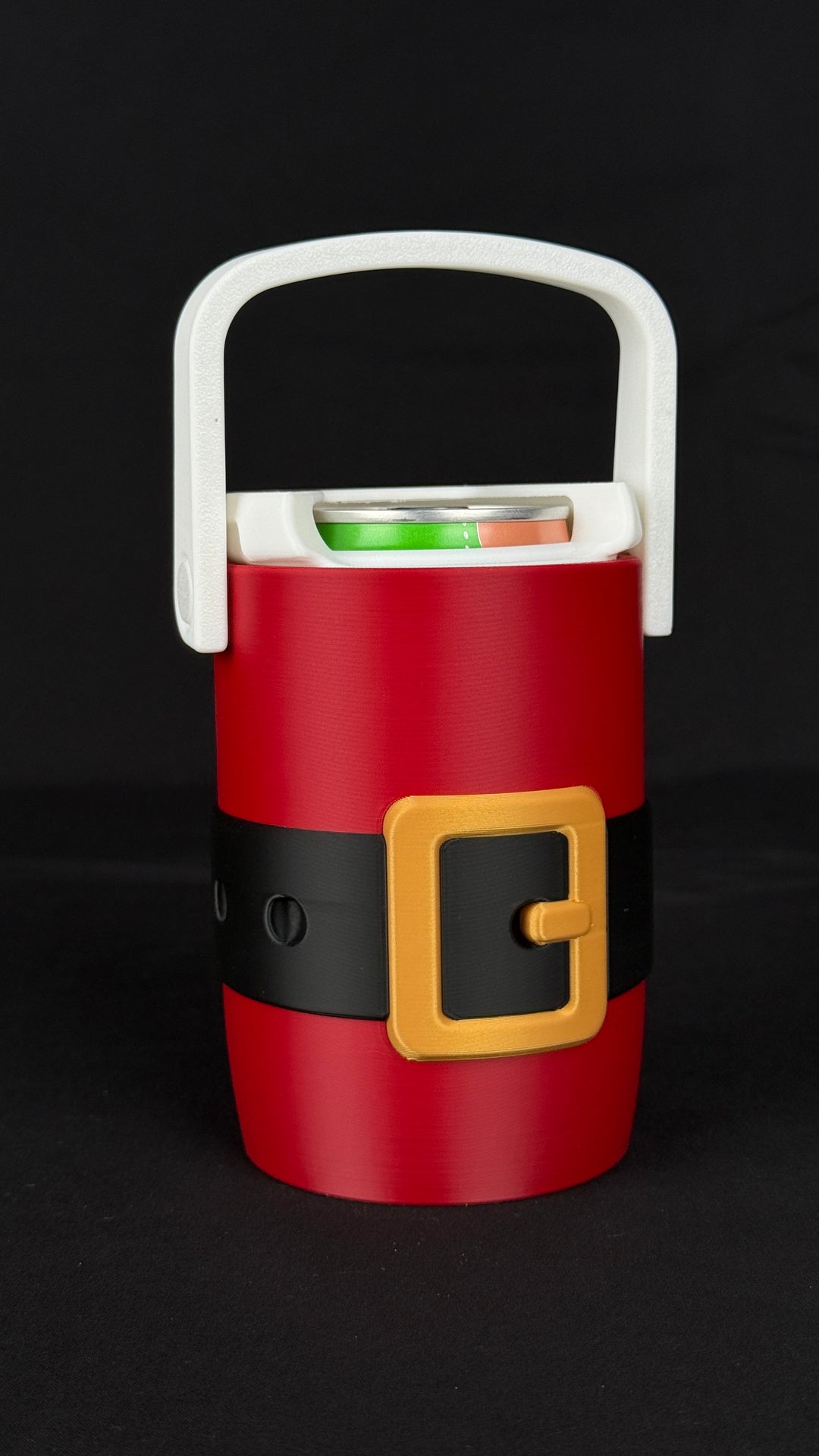 🎅 Santa Can Holders | 12oz &amp; 16oz | 3D Printed Christmas Beverage Holder | Holiday Gift