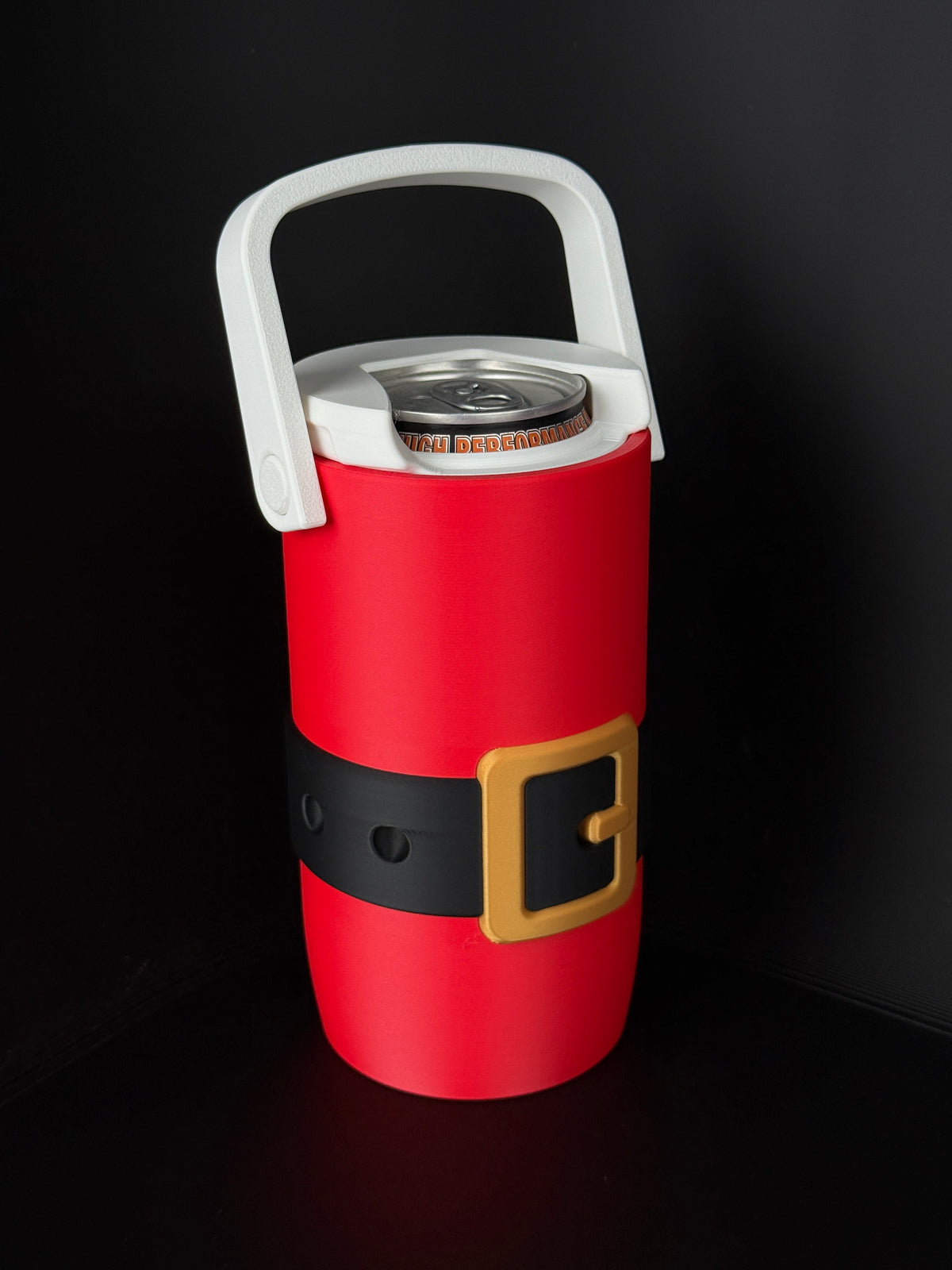 🎅 Santa Can Holders | 12oz &amp; 16oz | 3D Printed Christmas Beverage Holder | Holiday Gift