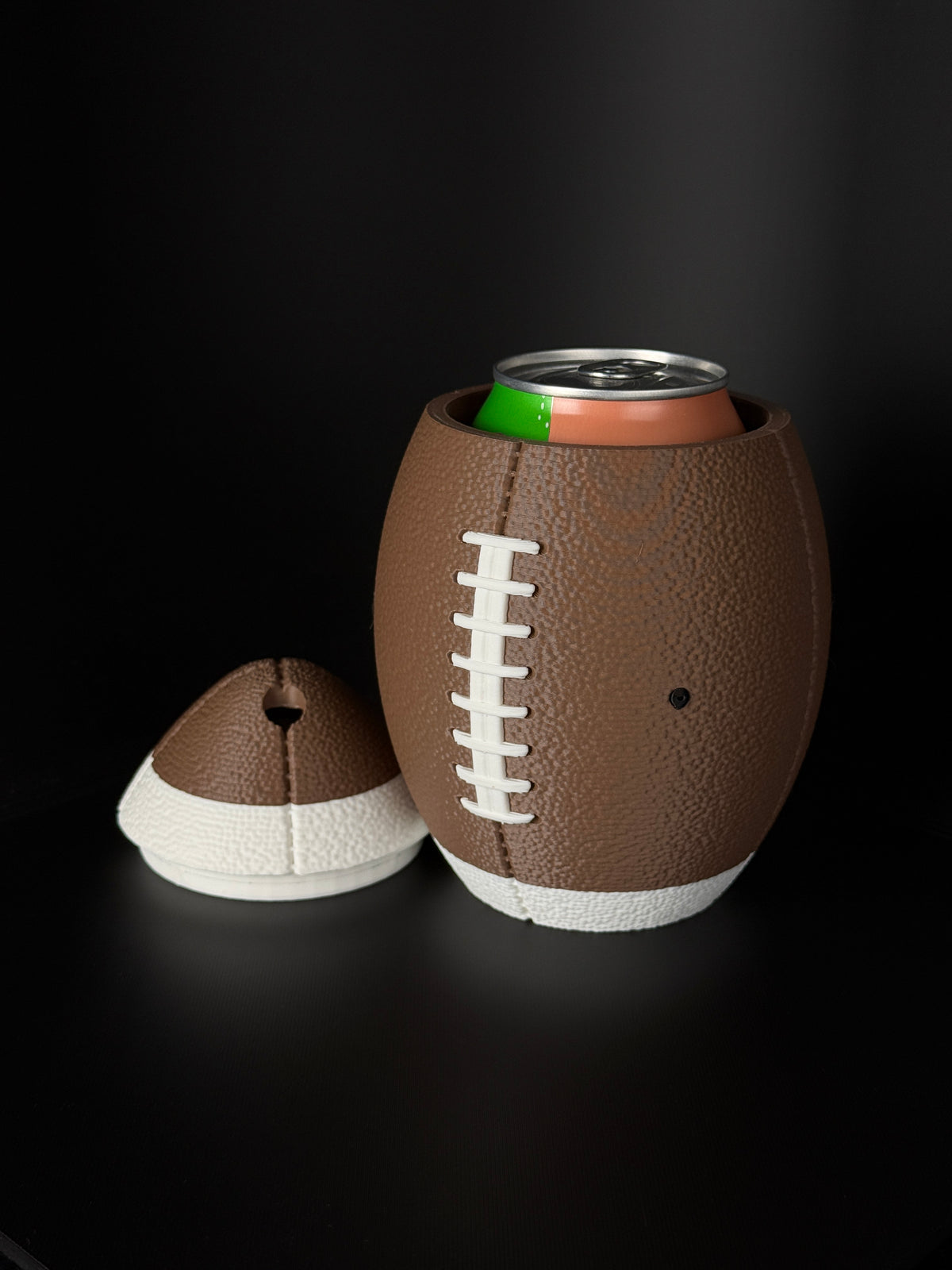 12oz Football Can Holder – 3D Printed