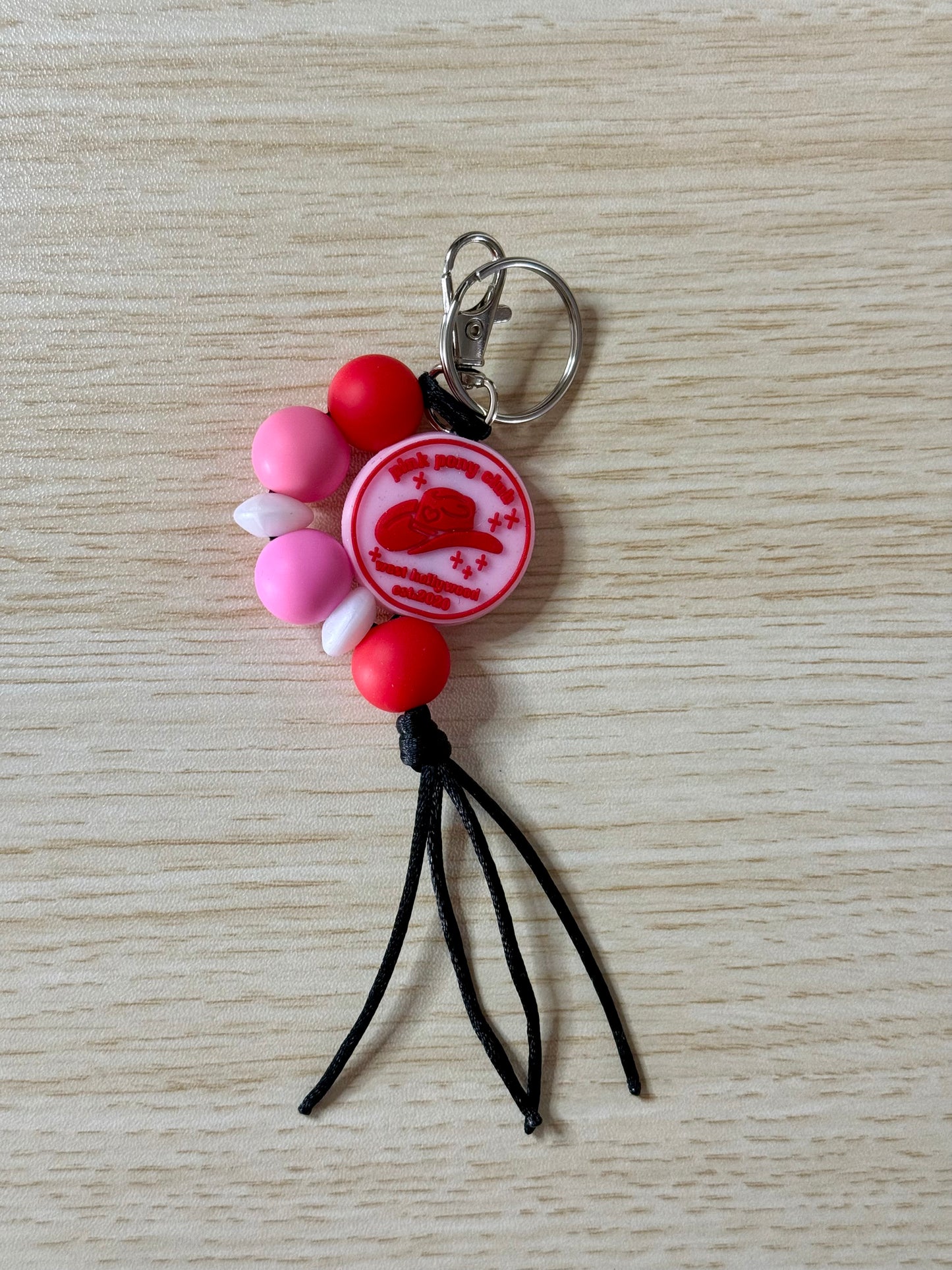 Lentil Bead Keychain