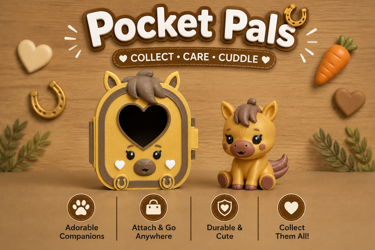 🐾 3D Printed Bag Pocket Pals