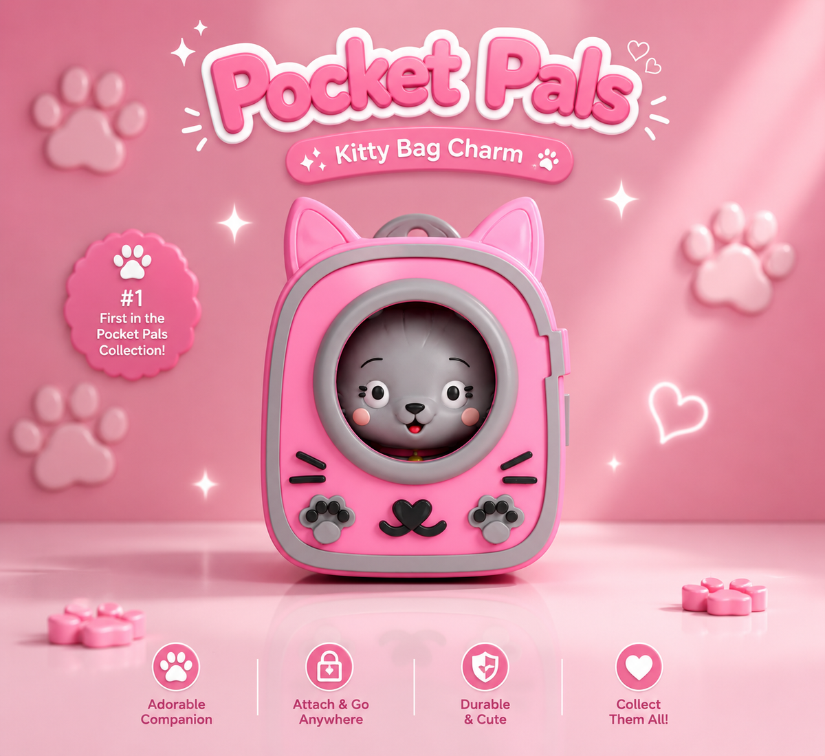 🐾 3D Printed Bag Pocket Pals