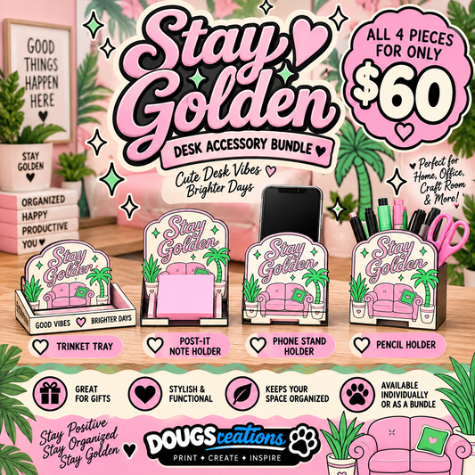 ✨ Stay Golden Desk Accessory Collection ✨