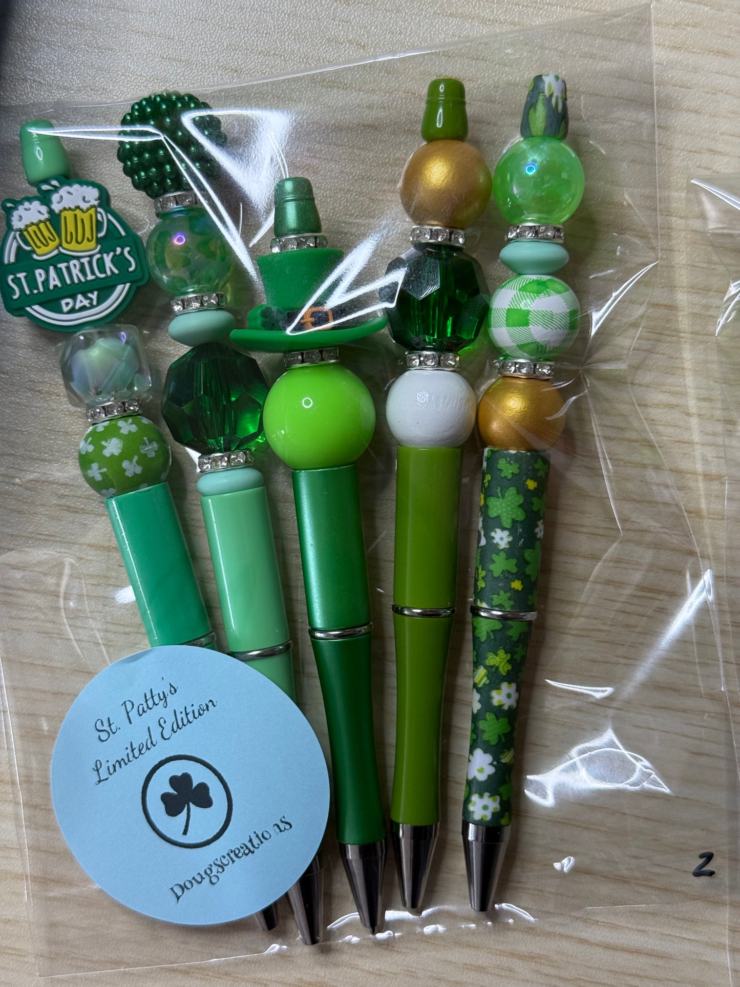 St Patty’s Limited Time Pens