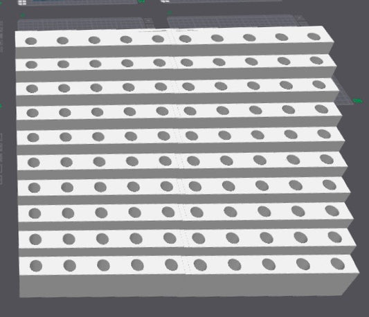 100 pen stand (1 inch apart)