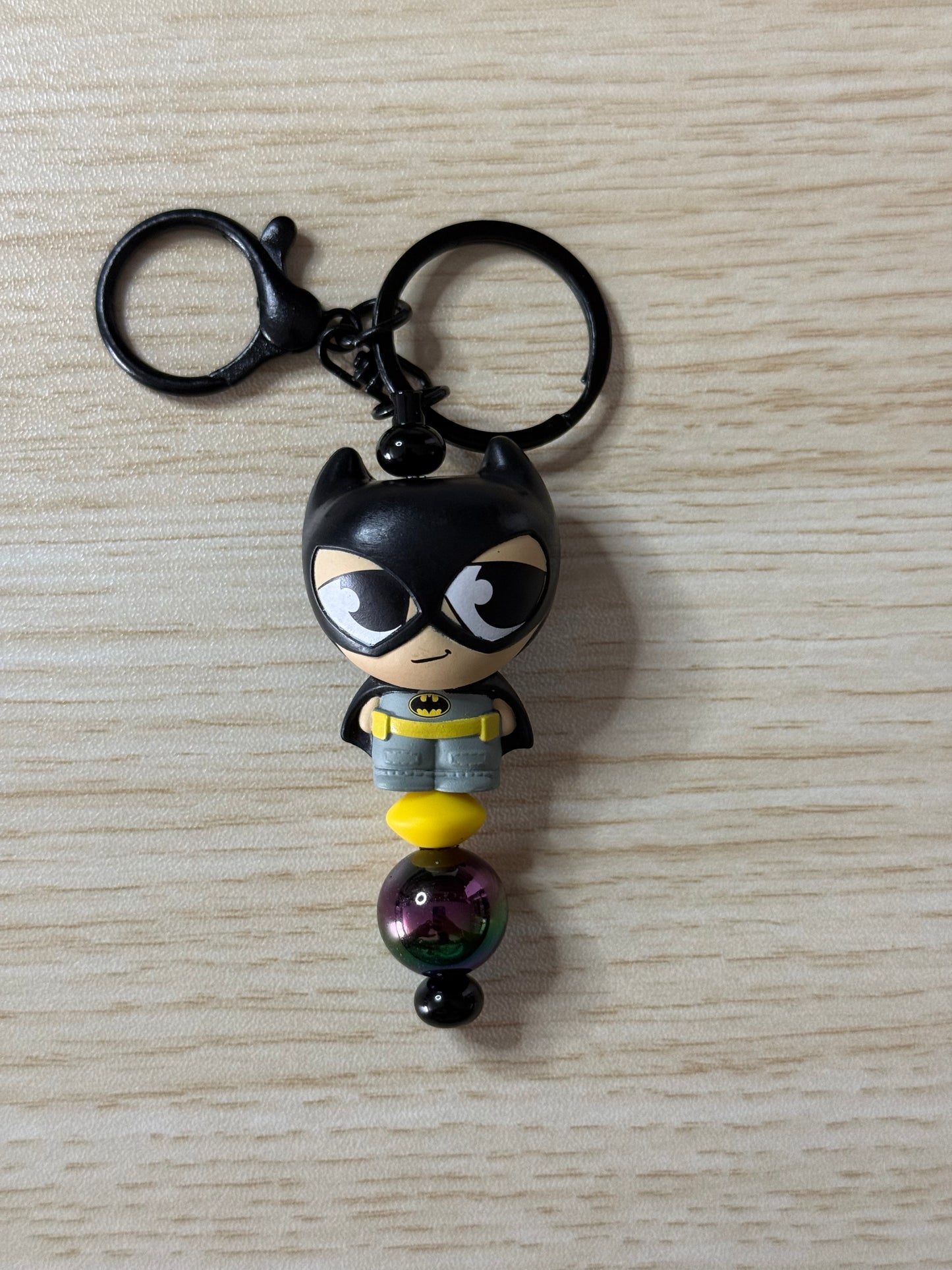 Lentil Bead Keychain