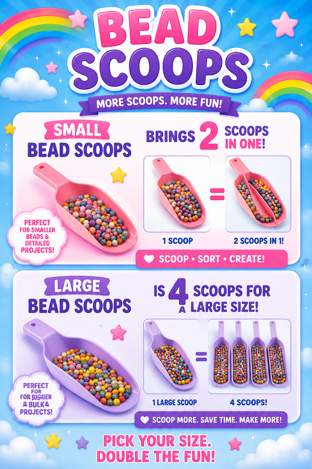 Bead Scoops