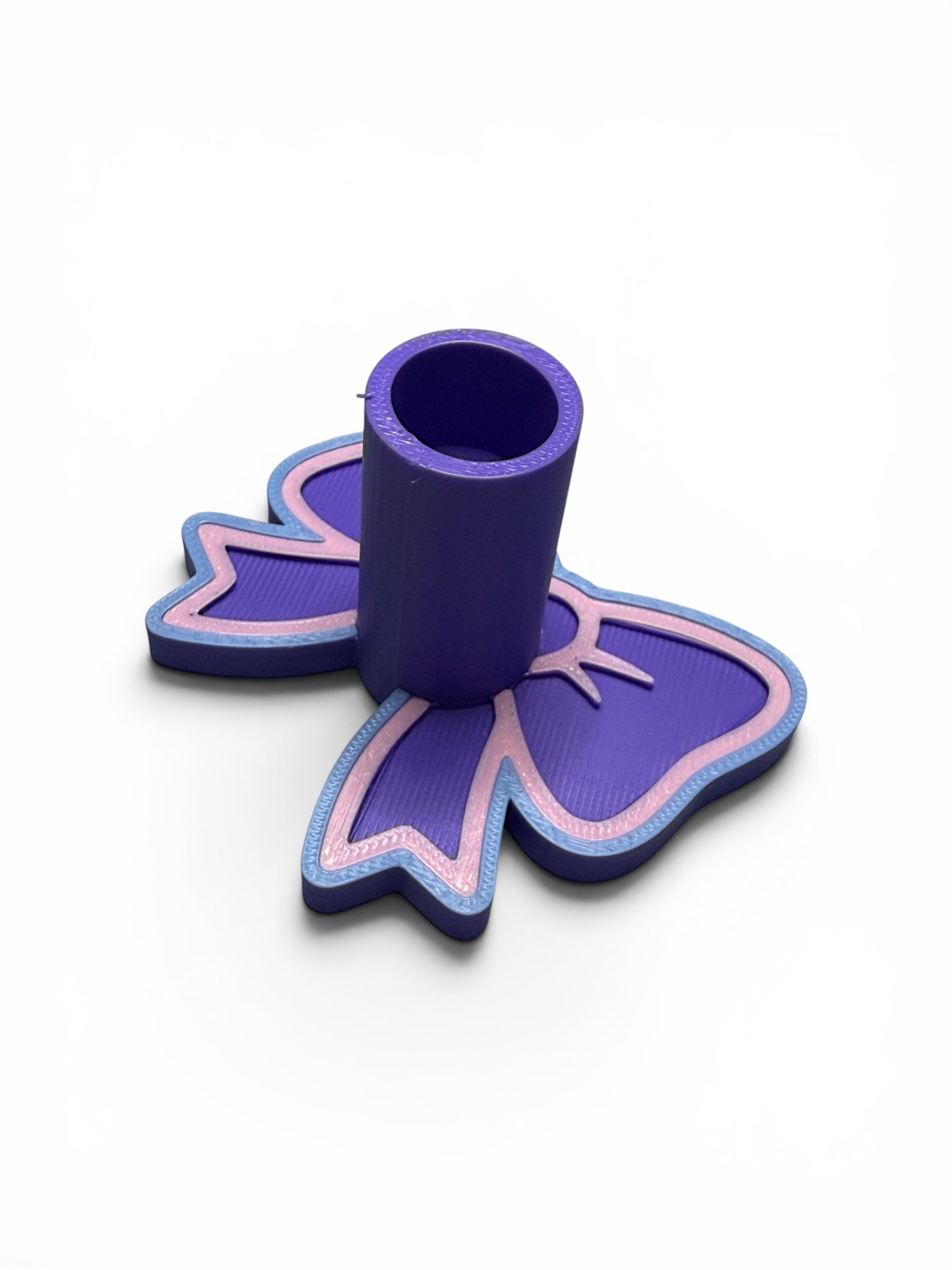 🎀 3D Printed Bow Single Pen Holder