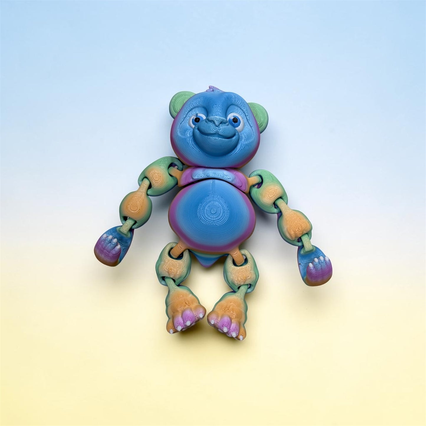🐼 Pastel Flexi Panda Articulated Toy