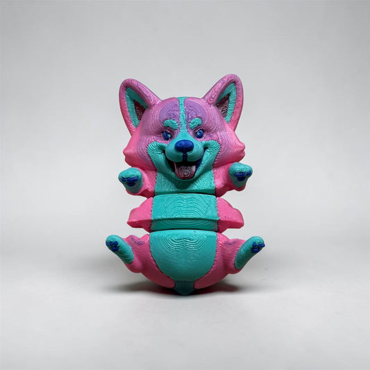 🐾 Articulated Corgi Flexi Toy 🐾