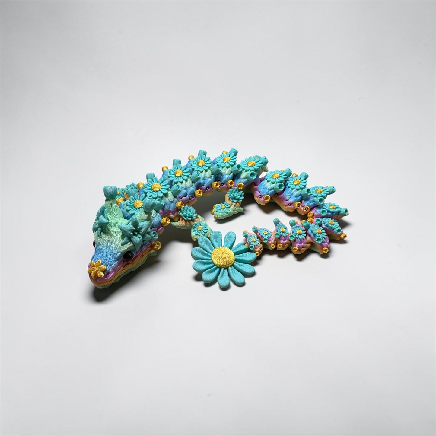 🌼 Flower Dragon Articulated Flexi Dragon 🌼