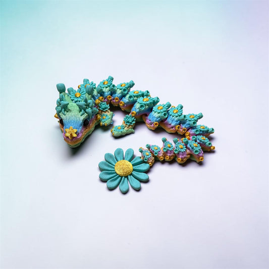 🌼 Flower Dragon Articulated Flexi Dragon 🌼