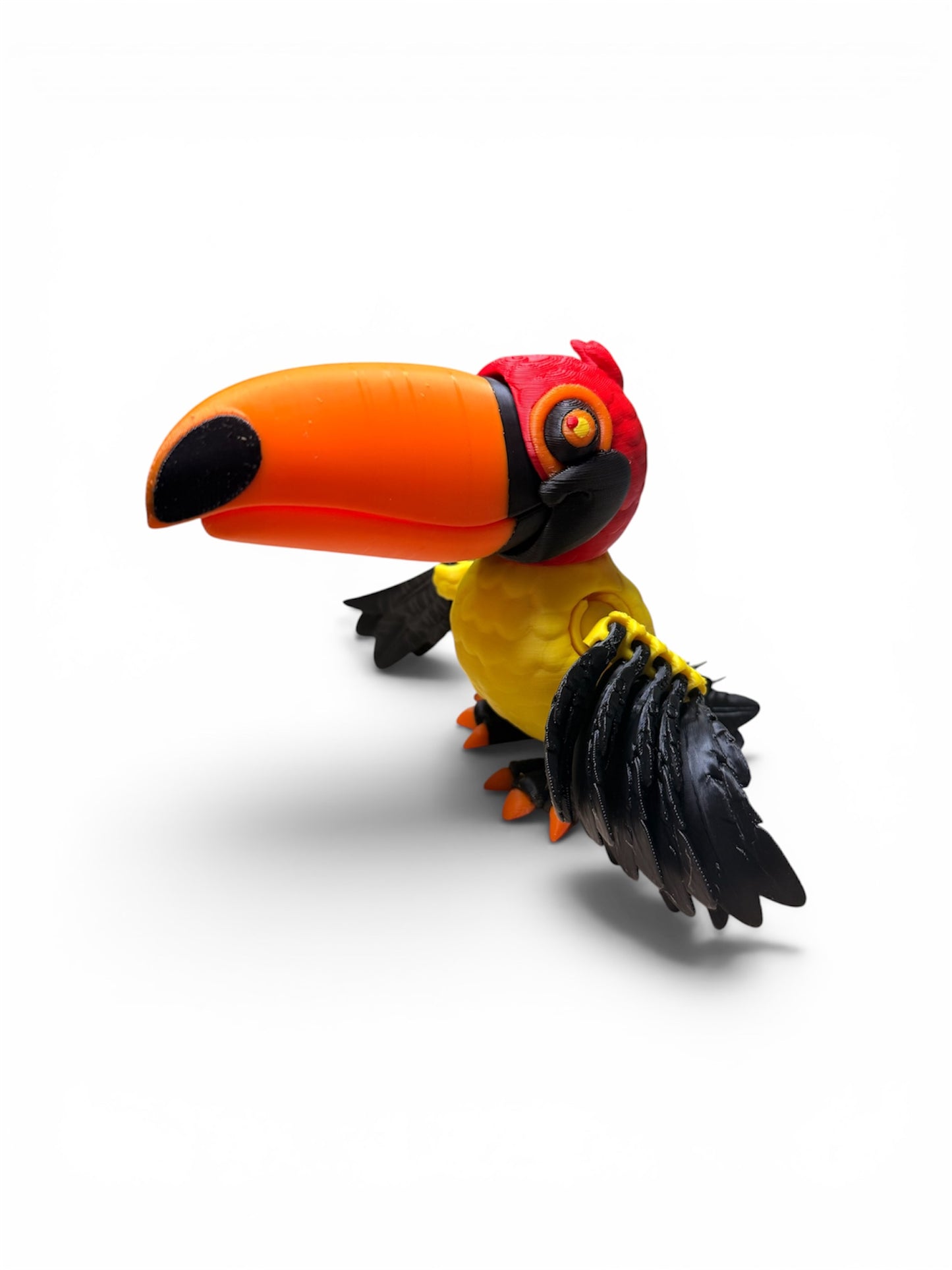 🦜 Articulated Toucan Flexi Toy