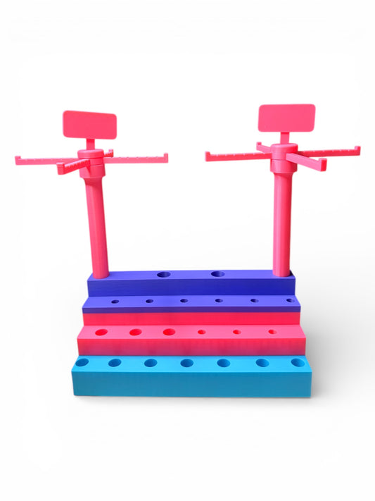 Pen Stand With Keychain Bars