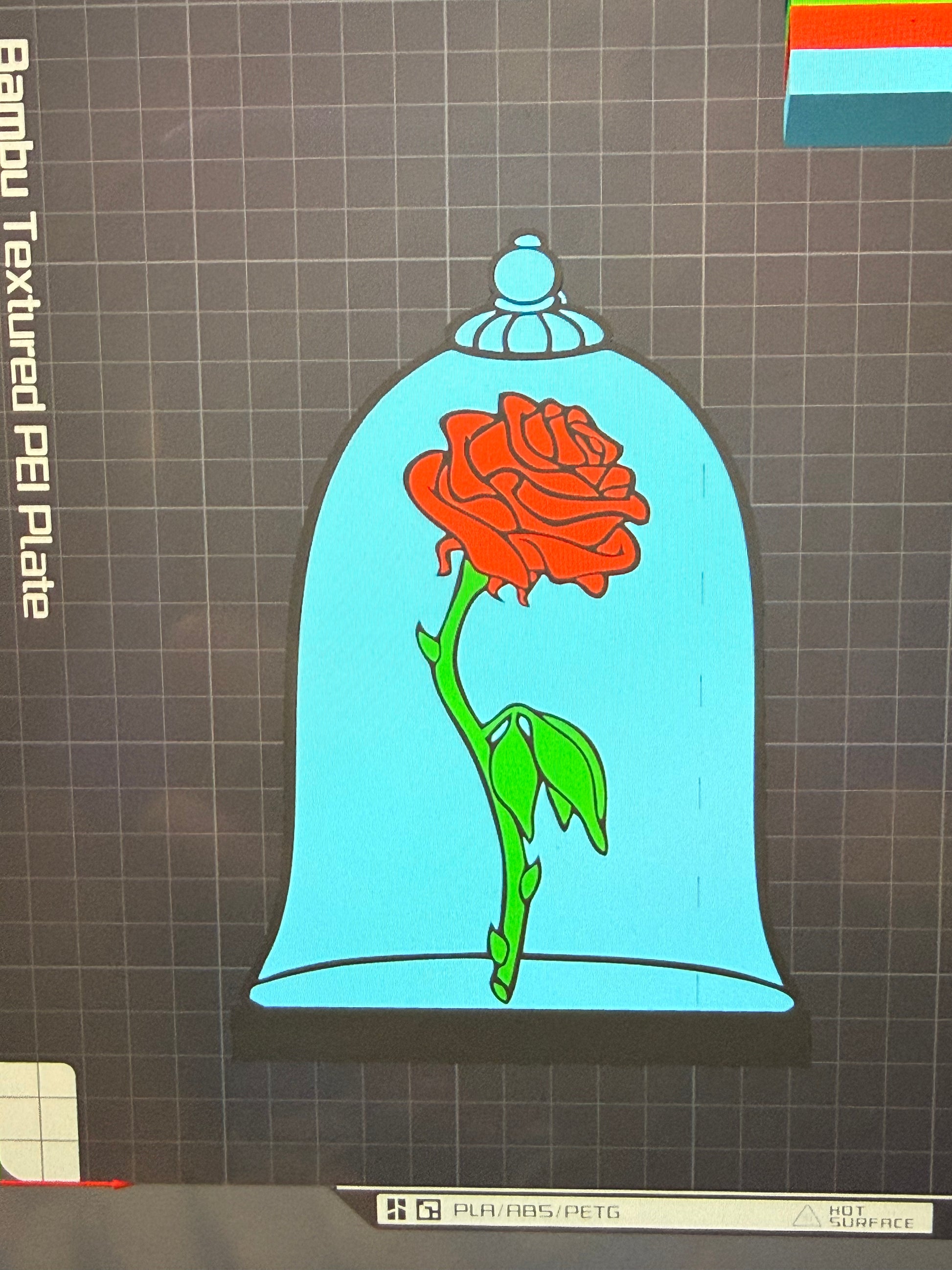 Rose Pencil Holder STL