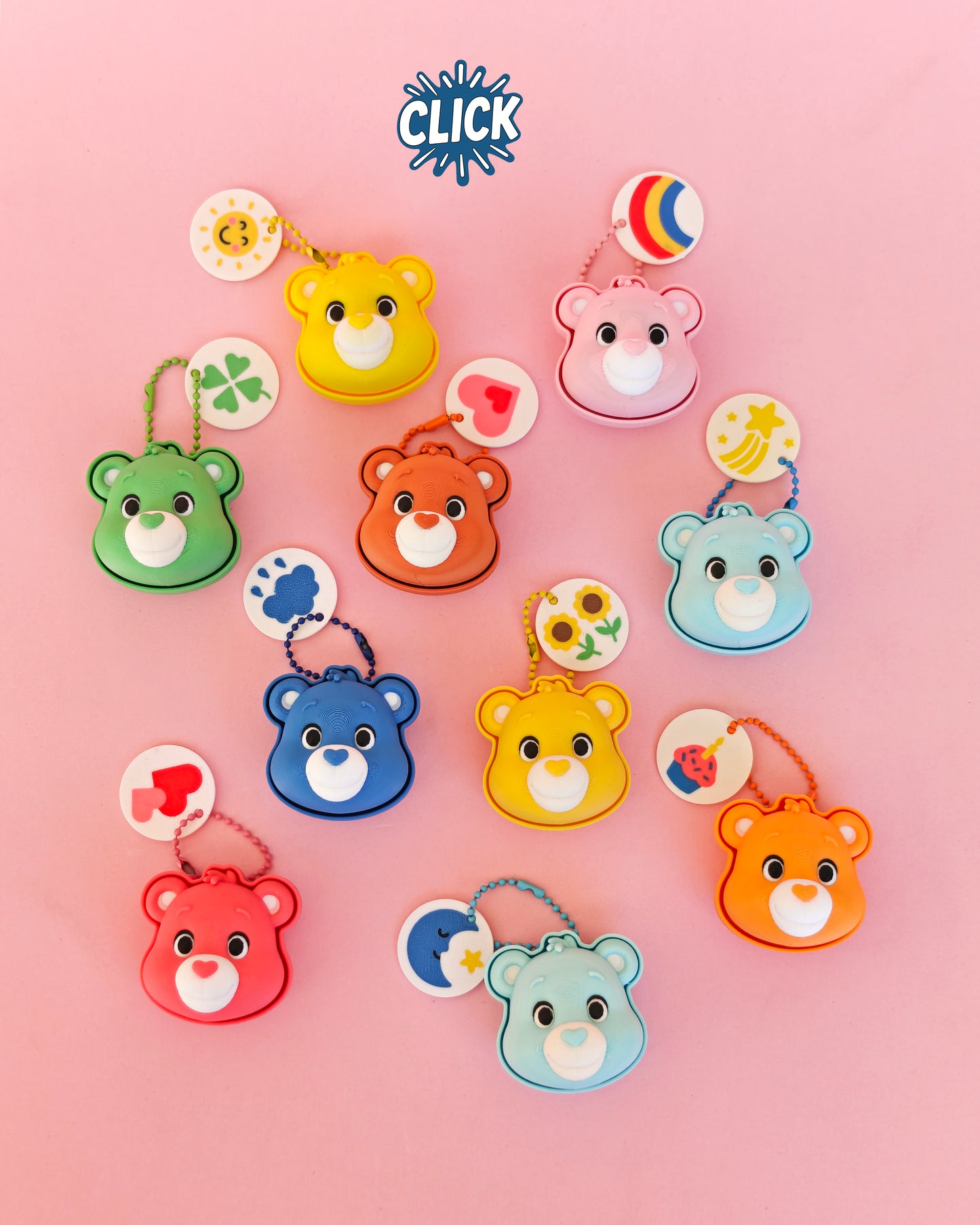 🧸 3D Printed Bear Clickers 🌈✨