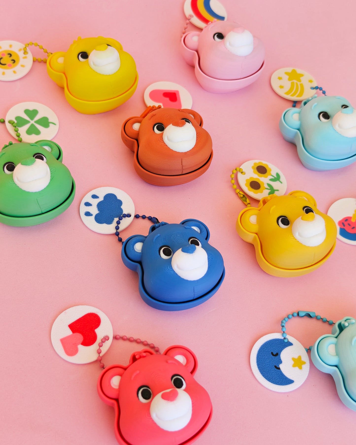 🧸 3D Printed Bear Clickers 🌈✨