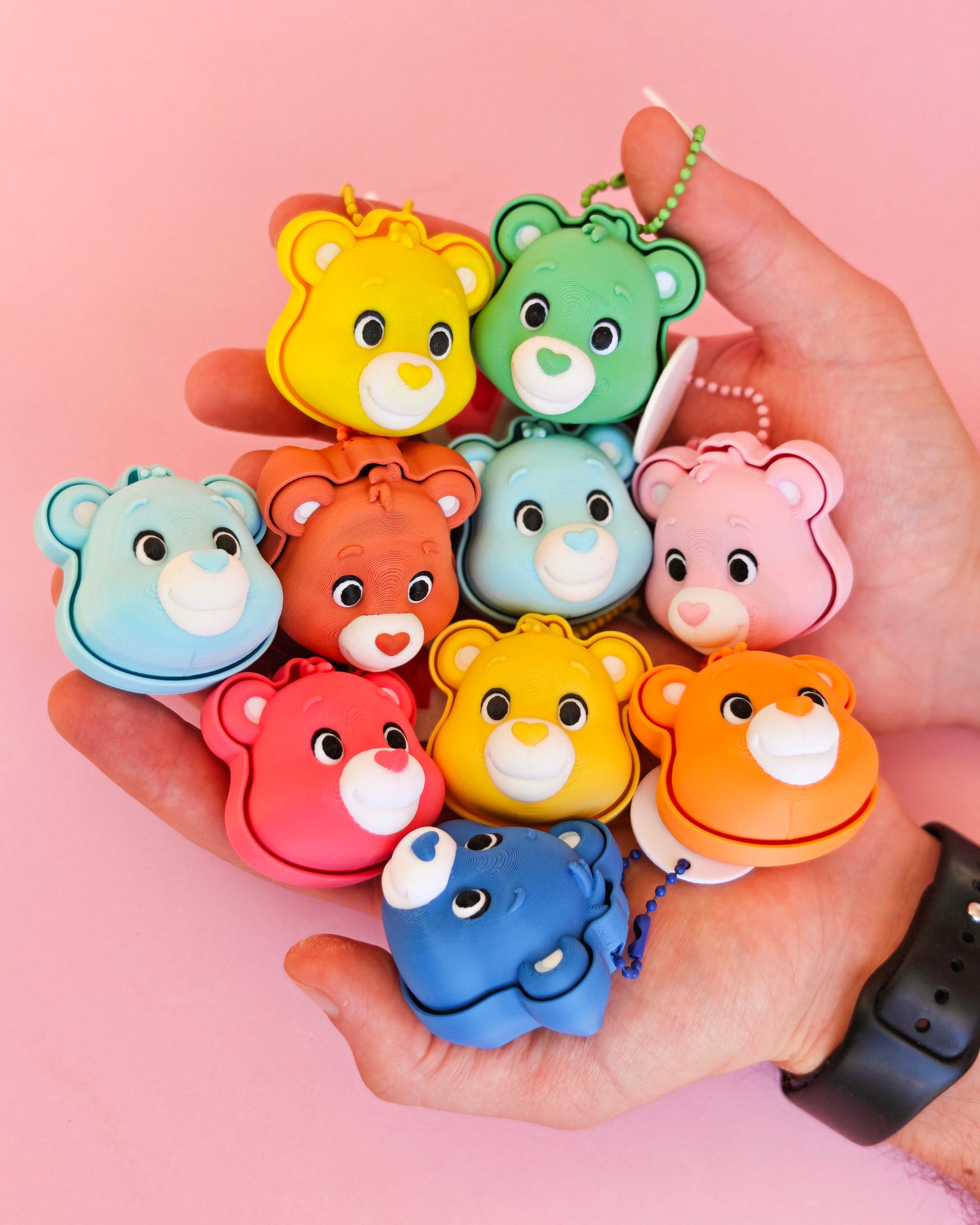 🧸 3D Printed Bear Clickers 🌈✨