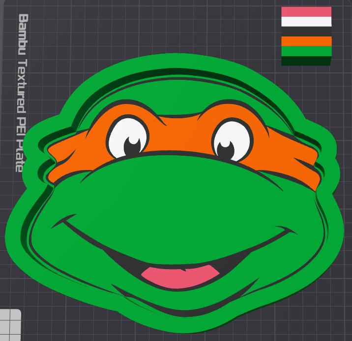 Ninja Turtle Trinket Trays