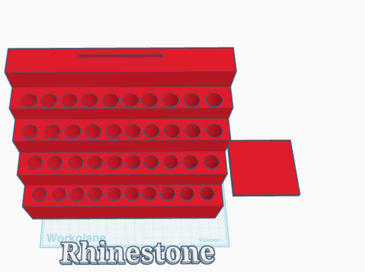 3D Custom 4 Tier Stand With Logo