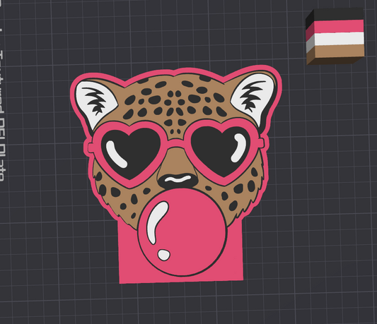 Leopard Bubblegum
