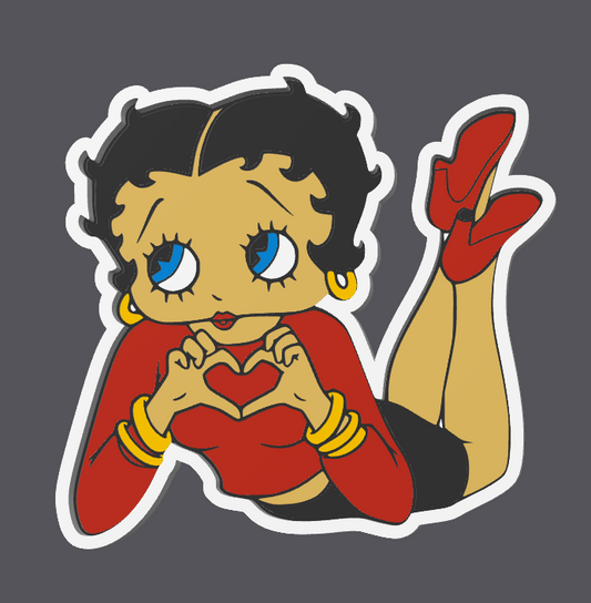 💕 Betty Boop Trinket Tray | 3MF Digital File