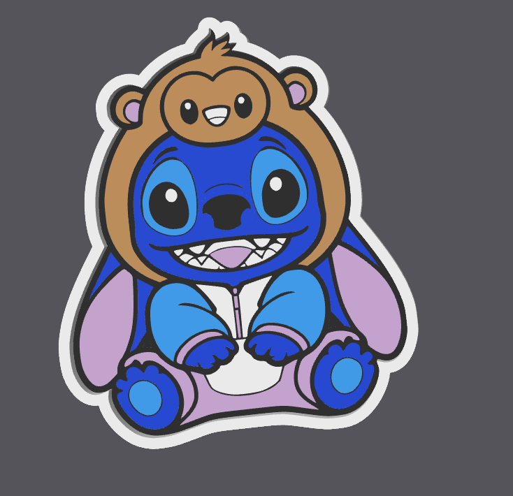 Alien Monkey PJ Trinket Tray | 3D Digital File