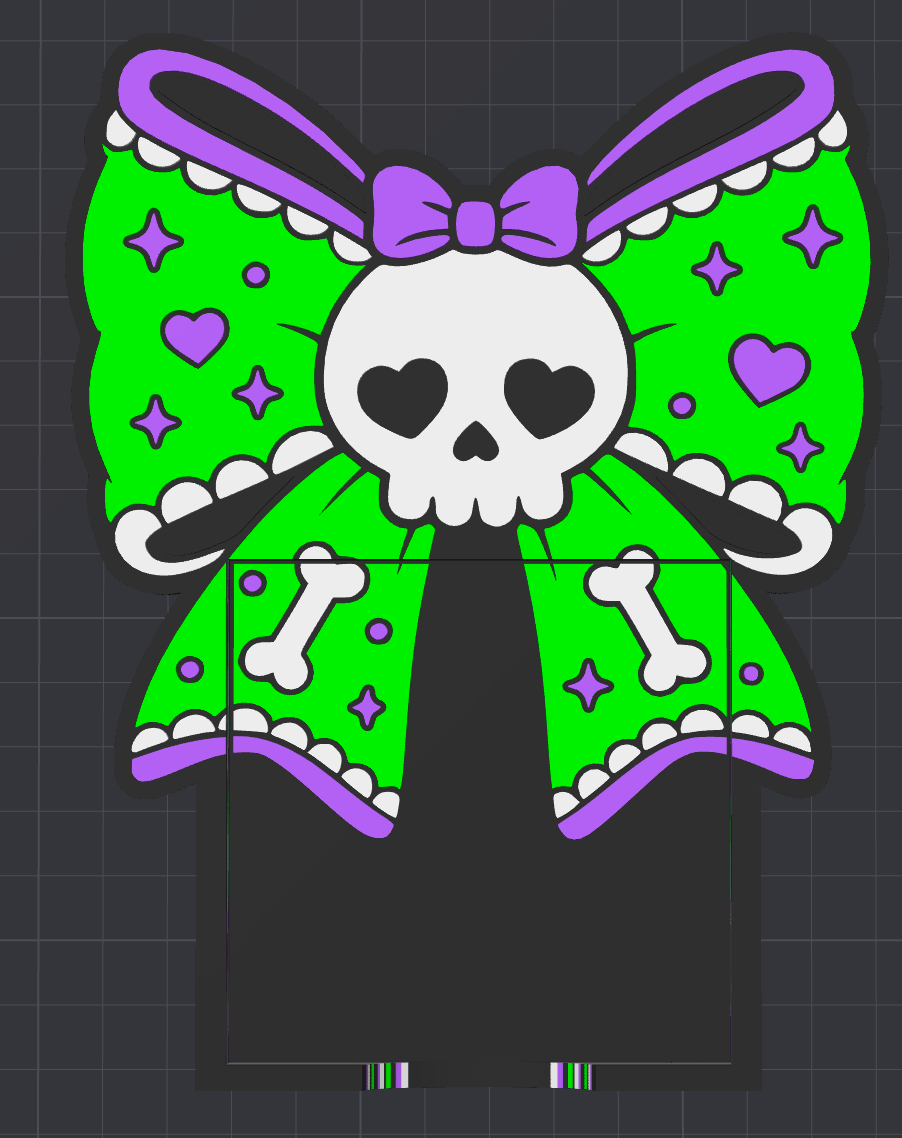 🎀👻 Spooky Bow Desk Accessory Collection