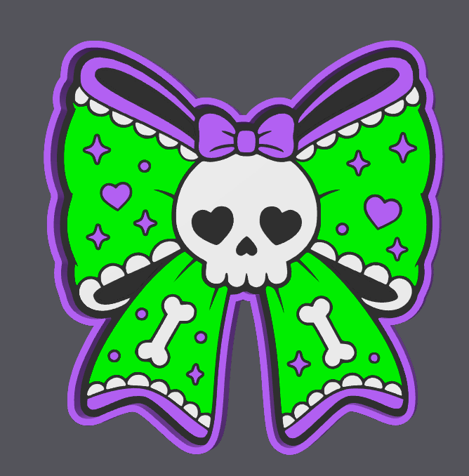 🎀👻 Spooky Bow Desk Accessory Collection