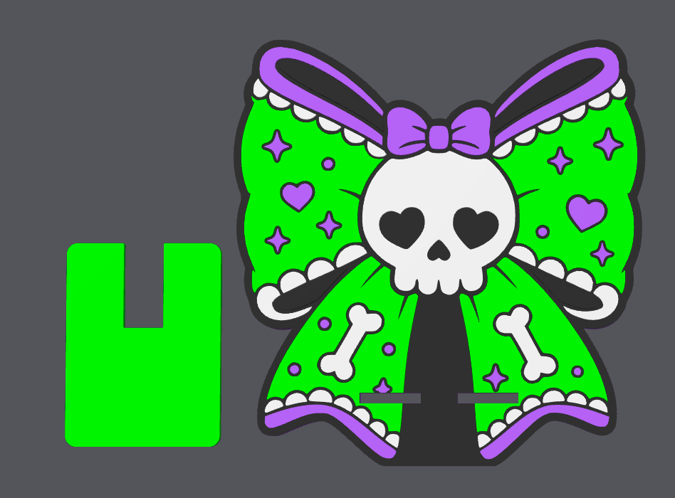 🎀👻 Spooky Bow Desk Accessory Collection
