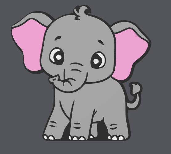 🐘 Baby Elephant Desk Accessory Collection