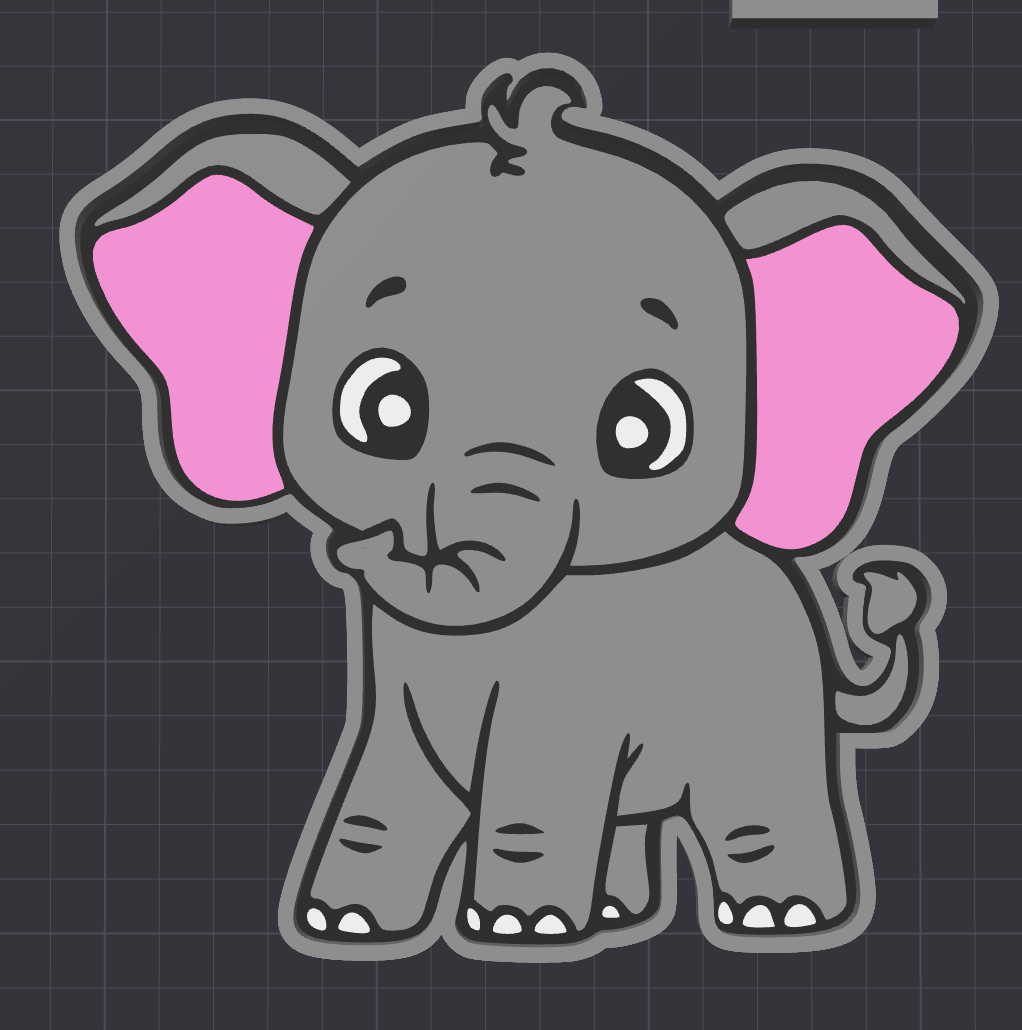 🐘 Baby Elephant Desk Accessory Collection