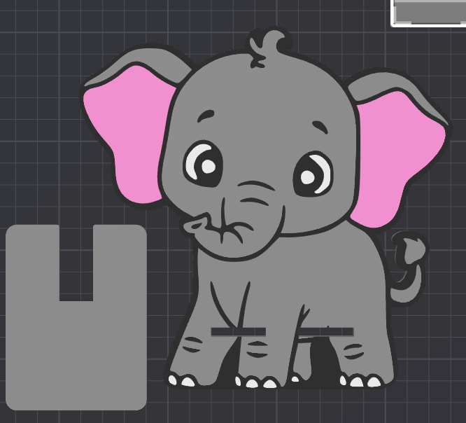 🐘 Baby Elephant Desk Accessory Collection