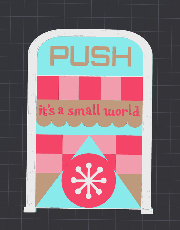 🌎🎠 It's a Small World Trash Can Soap Holder