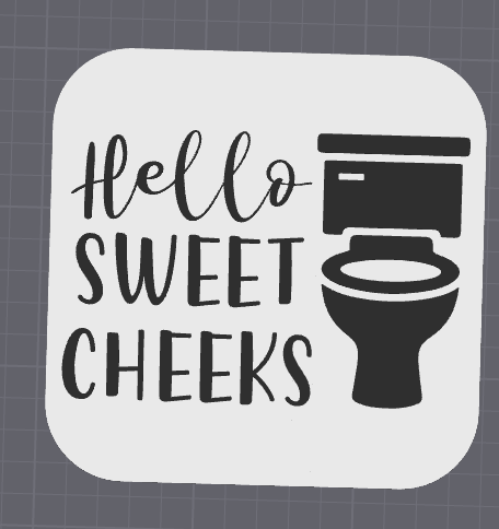😂 Sass Bathroom Humor Interchangeable Faces