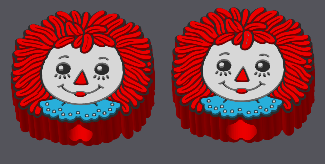 ❤️🧸 Raggedy Doll Straw Topper 🎀✨