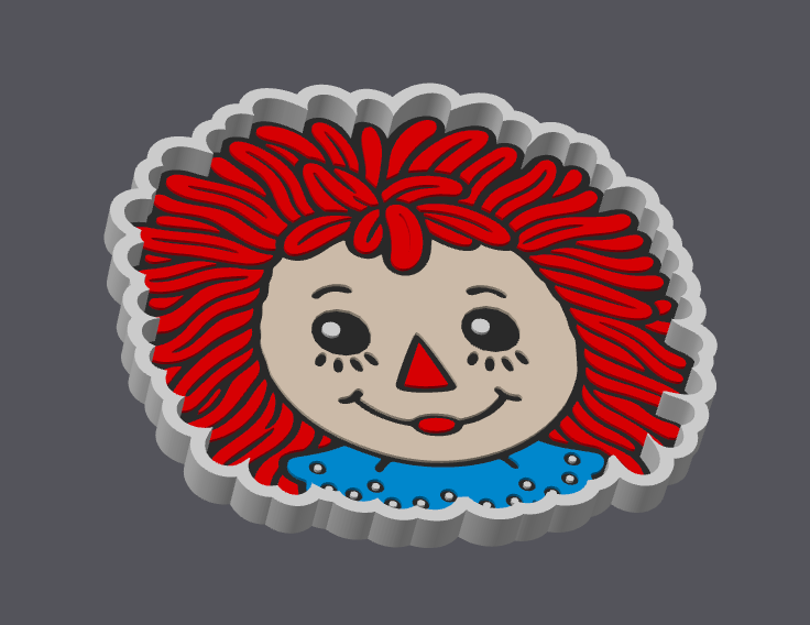 ❤️🎀 Raggedy Doll Trinket Tray
