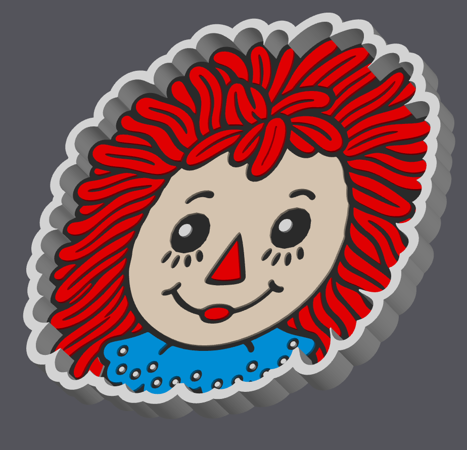❤️🎀 Raggedy Doll Trinket Tray