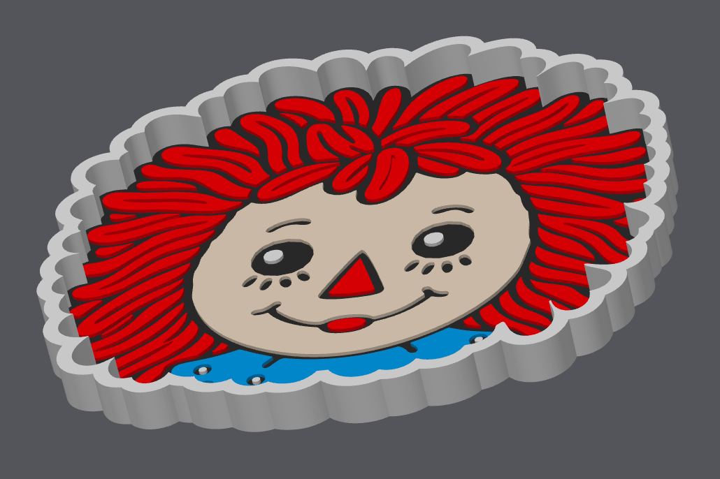 ❤️🎀 Raggedy Doll Trinket Tray