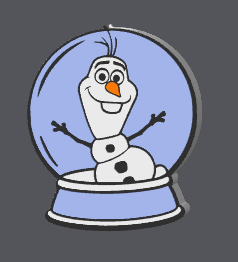 ☃️❄️ Snowman Globe Straw Topper | 3D Printed Christmas Tumbler Accessory